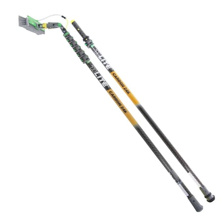 Unger nLite Carbon 24K Water Fed Pole Kit 385 Ft  16 Powerbrush CF86G,CF33G,NUK41